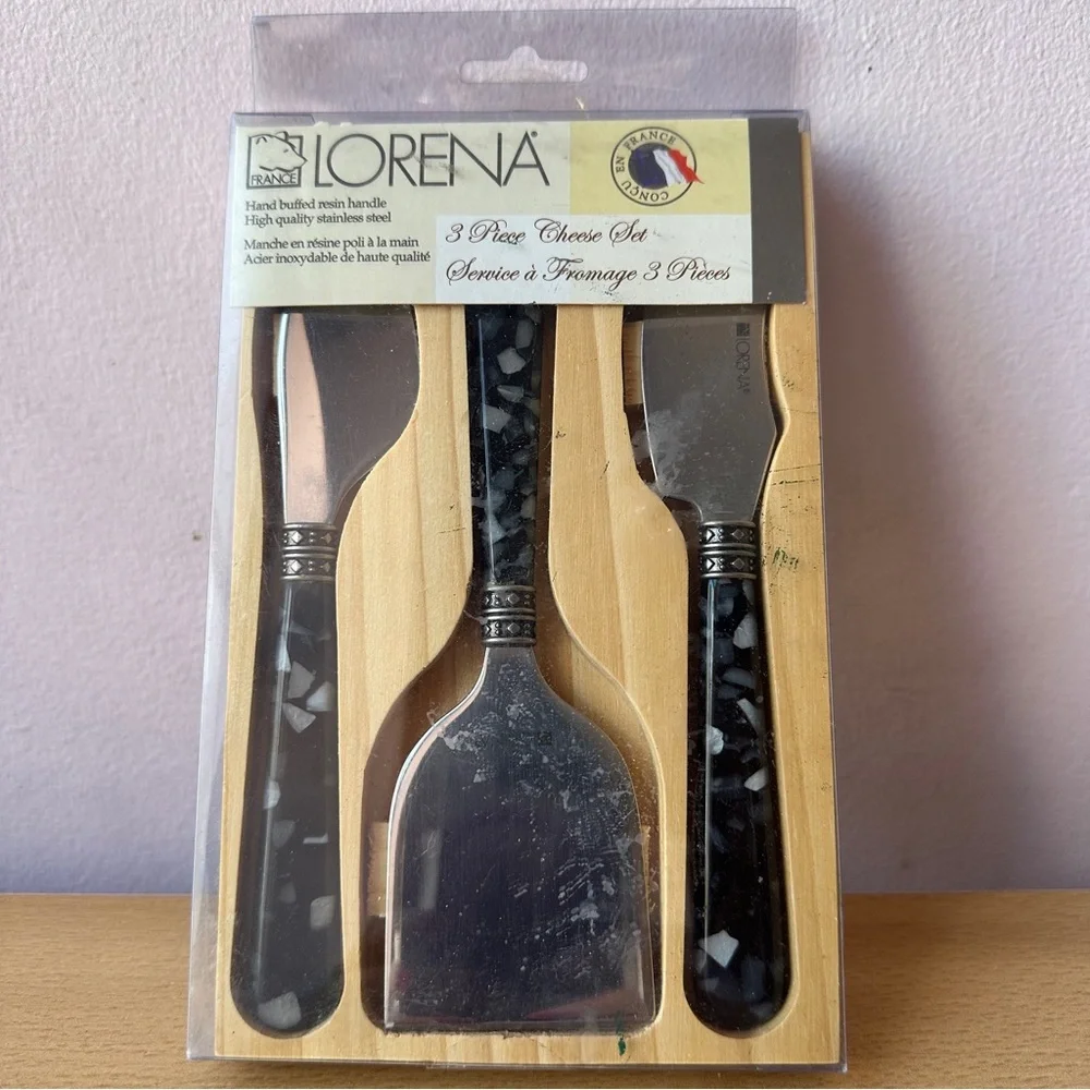 Lorena Brand New Cheese Board Serving Set 3 Pieces